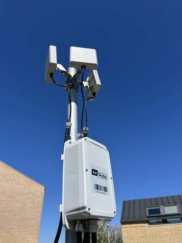 AirDetect Long Range tri-sector antennas close-up